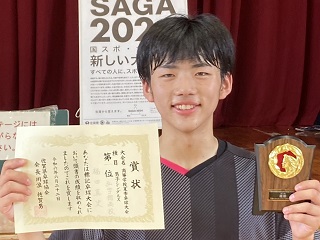 令和6年6月22日 県高等学校夏季卓球大会優勝！