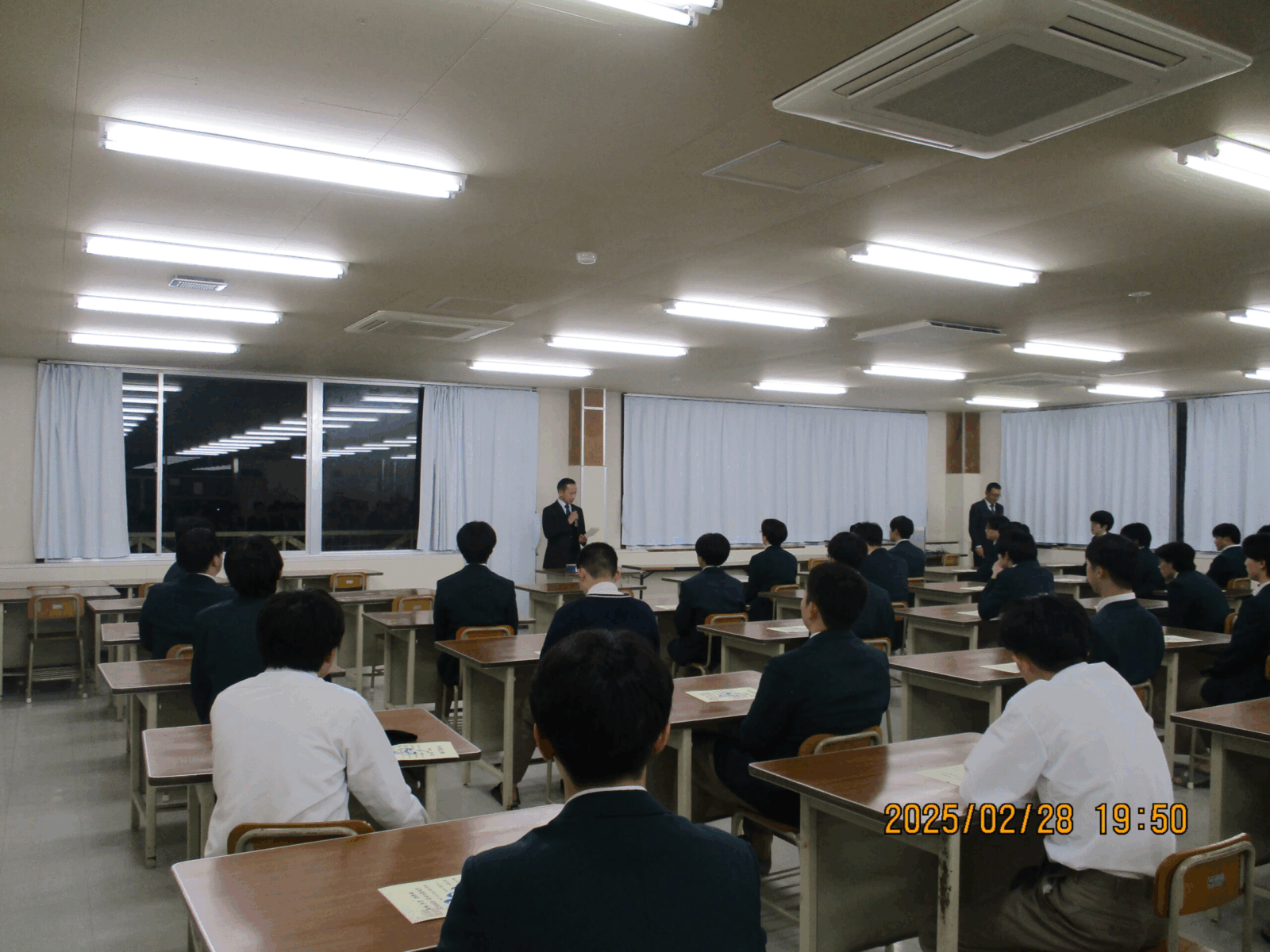 陽光学舎　卒寮式実施①