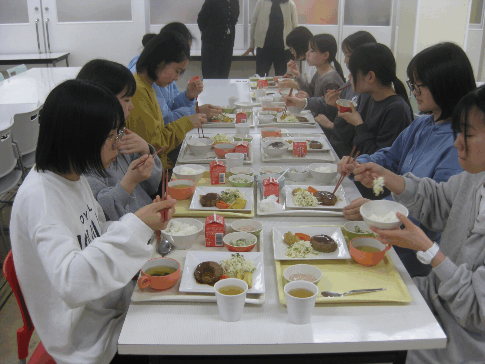 令和6年4月4日 初めての夕食（ドーミー・パル）