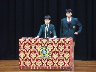 中学生徒会長選挙