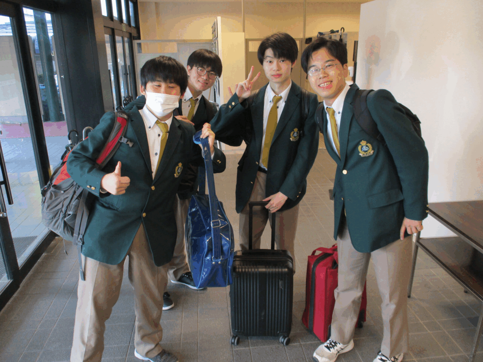 高校3年生 勉強合宿出発