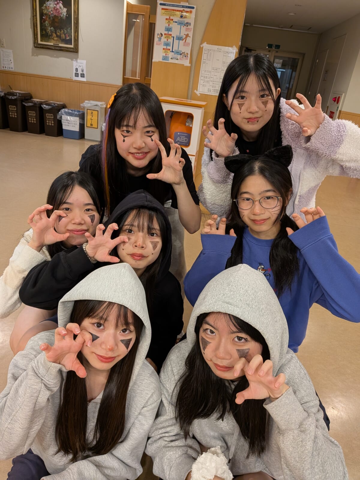 11月4日ハロウィンお菓子配り（ドーミー・パル）